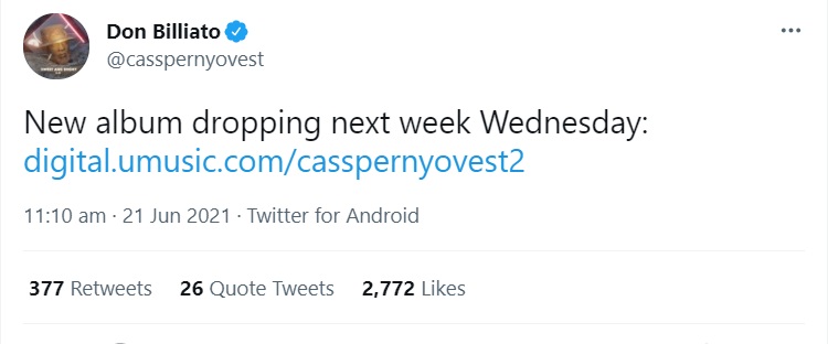 Cassper Nyovest: Dropping &Quot;Sweet And Short 2.0&Quot; Album This Month 2