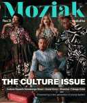 Nomalanga Shozi, Tshego Koke & Uncle Vinny One The Cover Of Moziak Magazine Africa