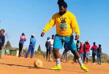 Big Zulu Shows Off His Soccer Skills