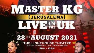 Master KG (Jerusalema) Live In The UK Concert With Zanda Zakuza Excludes Nomcebo Zikode