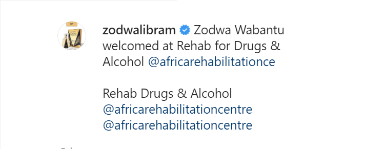 Mzansi Curious As Zodwa Wabantu Checks Herself Into Rehab 2