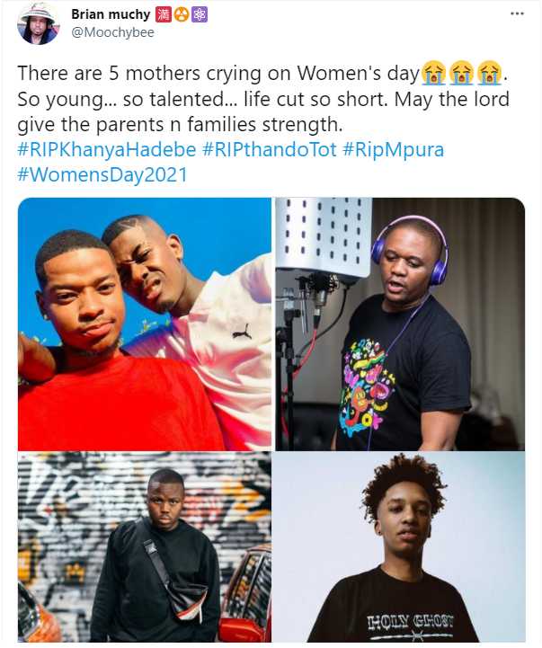 Khanya &Quot;The Voice&Quot; Hadebe &Amp; Thando Tot Also Died In The Car Accident That Killed Killer Kau And Mpura 4