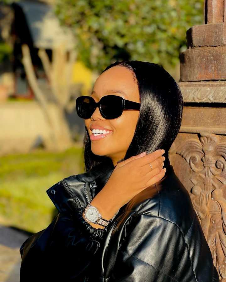 Ntando Duma Replies Critics Of Her  Dress At Shona Ferguson’s Funeral