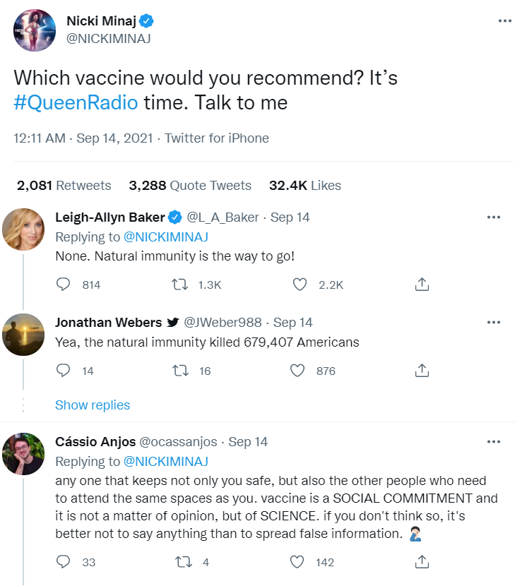 Covid-19: Nicki Minaj'S Vaccine Statement Leaves Many Wondering 6