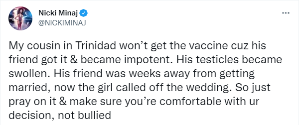 Covid-19: Nicki Minaj'S Vaccine Statement Leaves Many Wondering 2