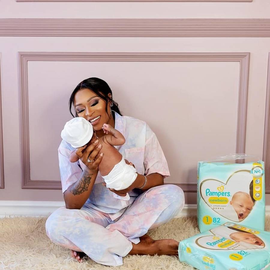 Check Out First Pictures Of Dj Zinhle'S Newborn Baby, Asante 2