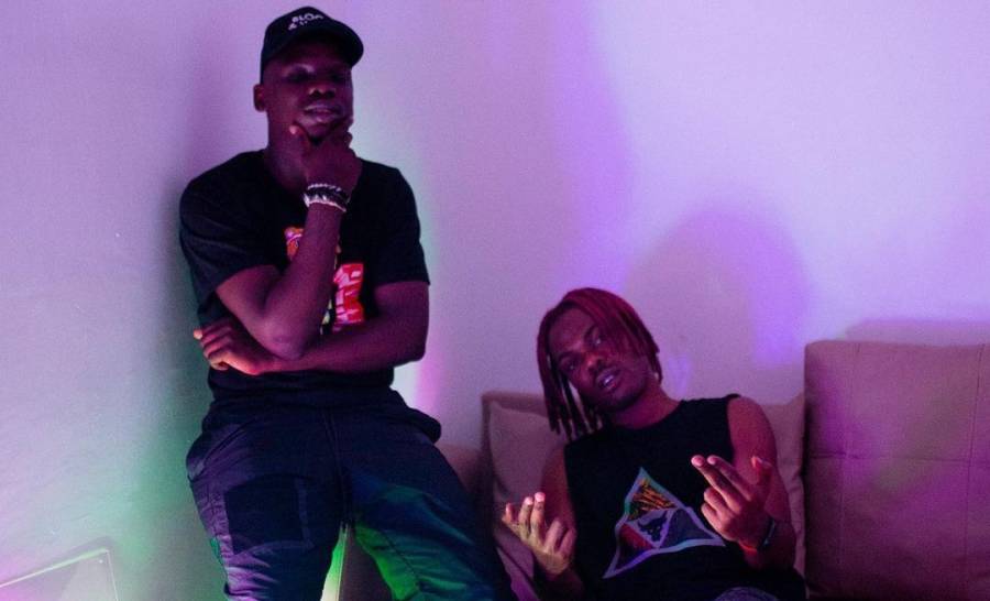 Blxckie Links Up With Love Nwantiti Star, Ckay In Lagos 1