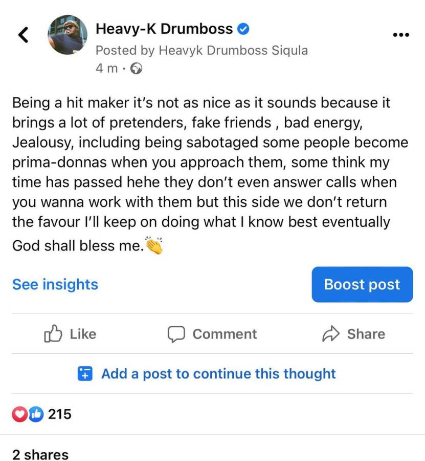 Heavy-K Explains The Negative Effect Of Being A Hot Artist 2
