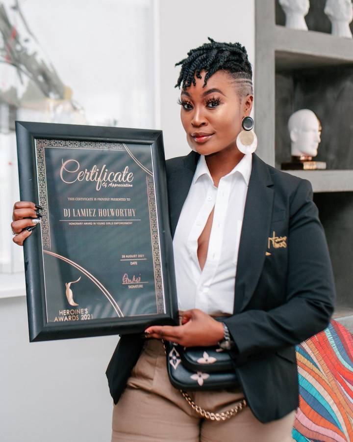 Lamiez Holworthy Honored With A South African Heroines Awards 2