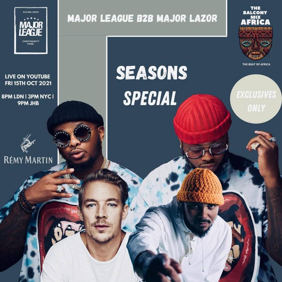 Major League DJz To Feature Trio DJs “Major Lazer” In Upcoming Balcony Mix
