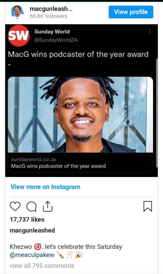 Macg Is Podcaster Of The Year 2