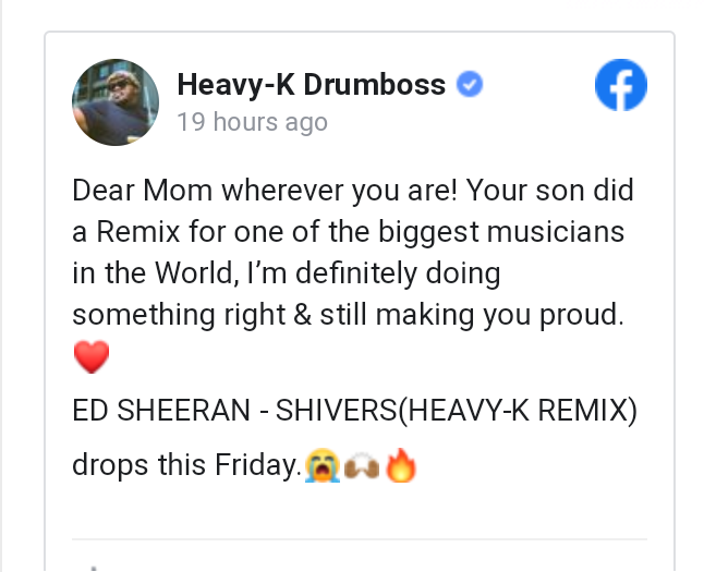 Heavy K Drops New Single With Ed Sheeran This Friday 2