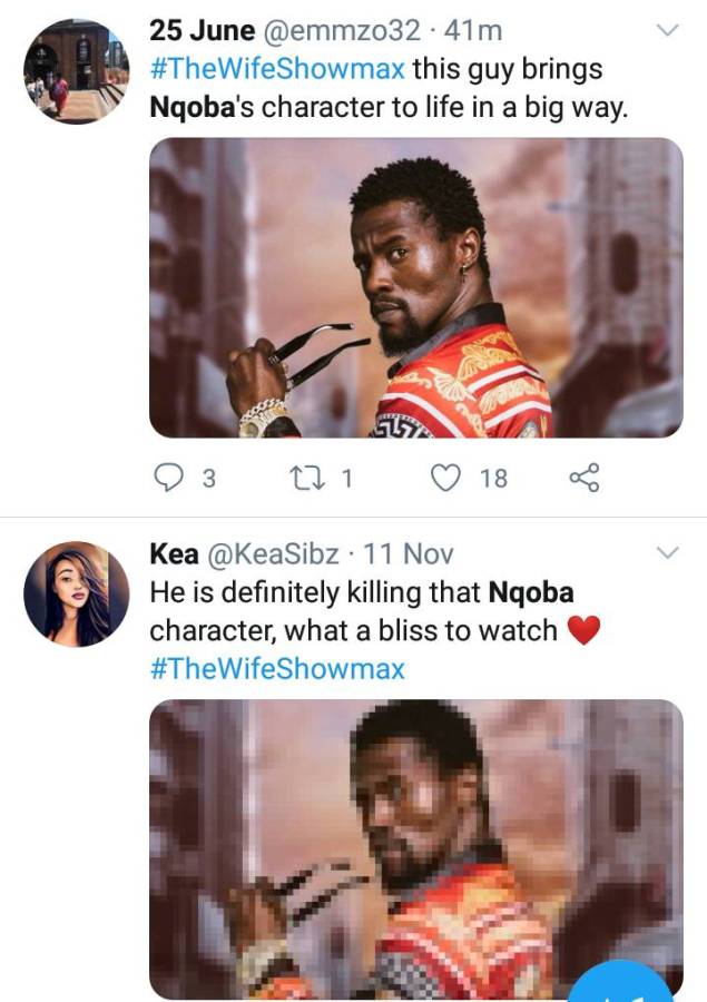Mzansi Praises Abdul Khoza For Killing His Role As Nqoba On Showmax Series &Quot;The Wife&Quot; 7