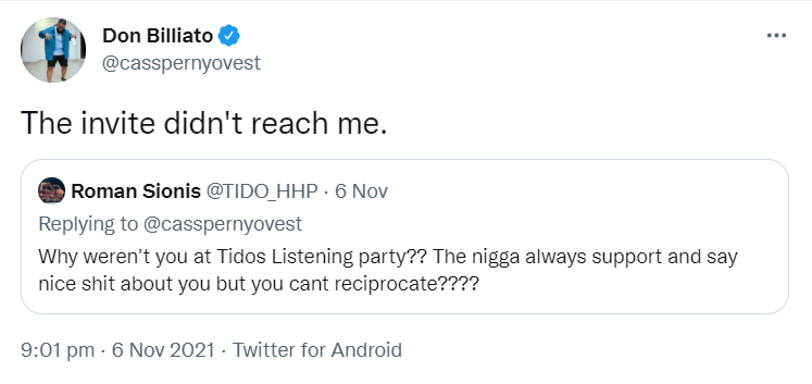 Cassper Nyovest Reacts To Claims He Spurned L-Tido'S Invitation 4