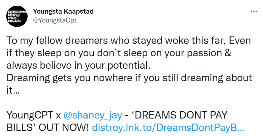 ‎Youngstacpt &Amp; Shaney Jay - Dreams Dont Pay Bills Album 2