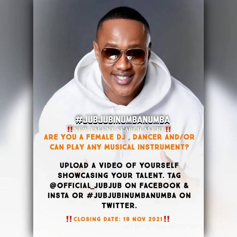 Jub Jub To Open Music Industry To Talented Ladies - Here'S How To Apply 2