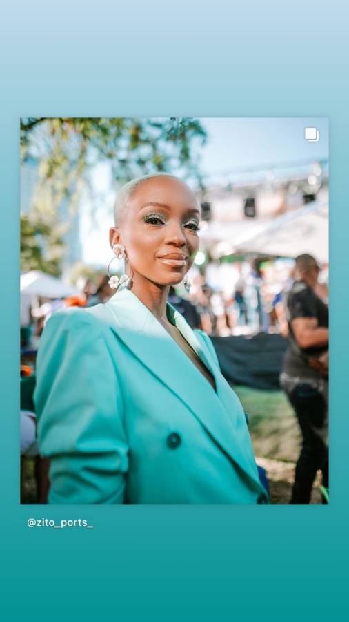 Kunye Live: Nandi Madida Steps Out To Support Zakes Bantwini In Matching Outfit 5