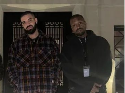 Kanye West And Drake Quash Beef, Pose For Photos 1
