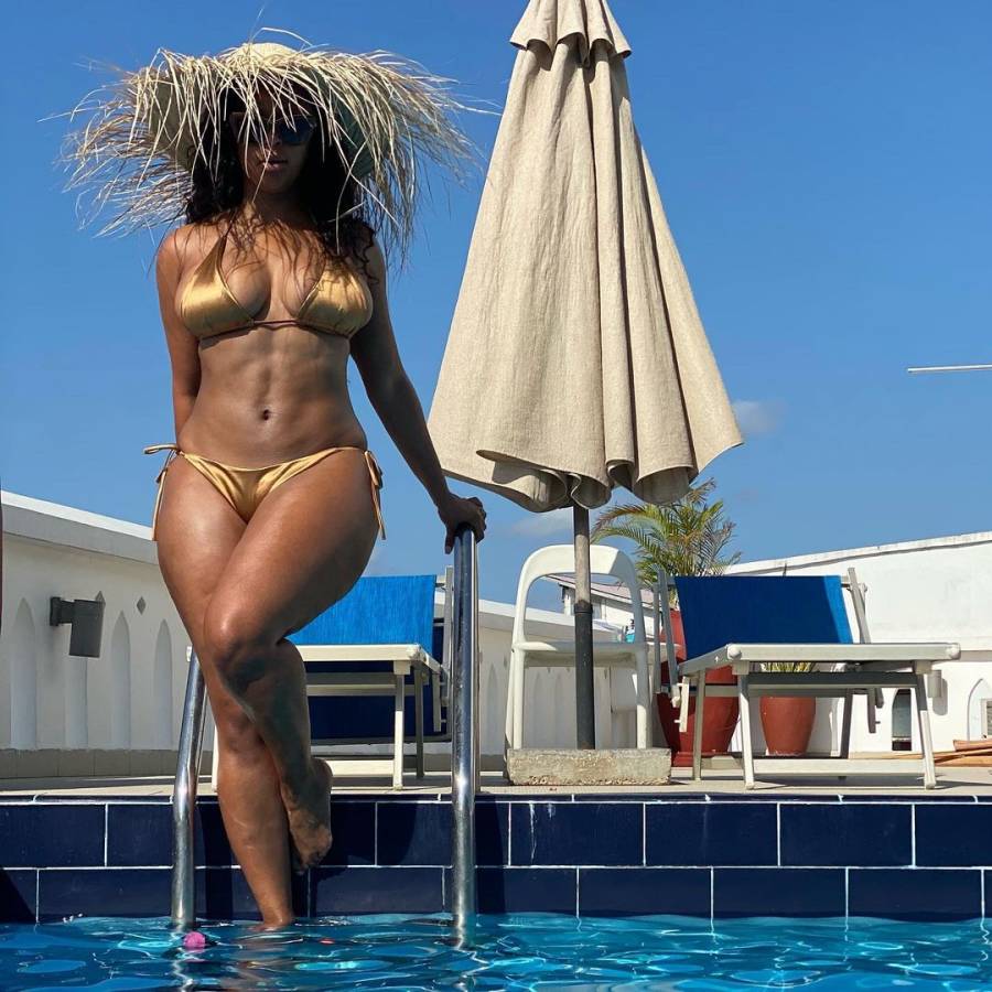 Pictures: Minnie Dlamini In Bikini Soaking Up The Sun In Zanzibar 4