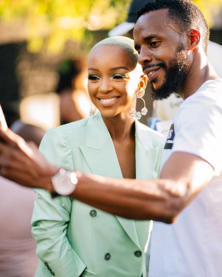 Kunye Live: Nandi Madida Steps Out To Support Zakes Bantwini In Matching Outfit 3