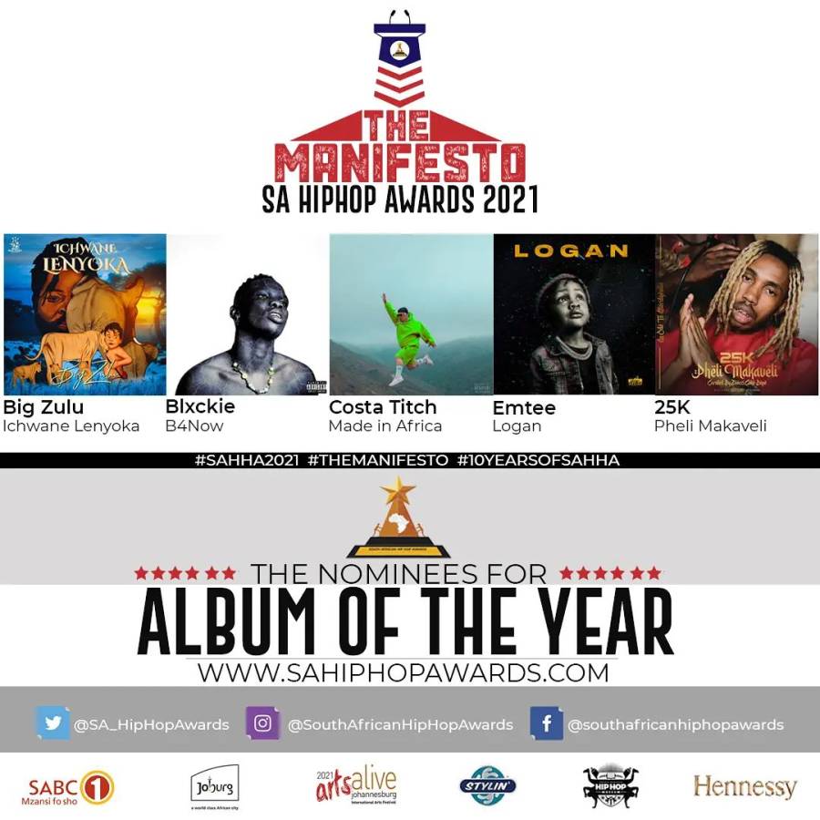 2021 Sa Hip Hop Awards Nomination 3
