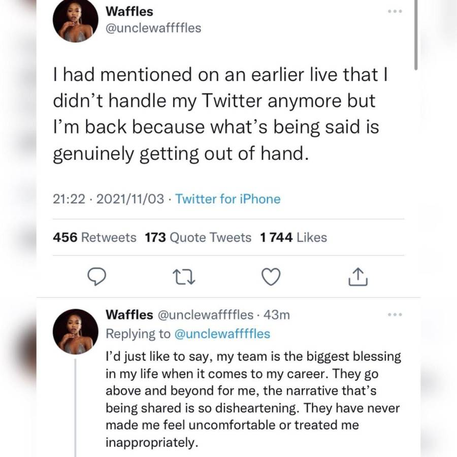 Uncle Waffles Responds To Disturbing Viral Video And Management Allegations 4
