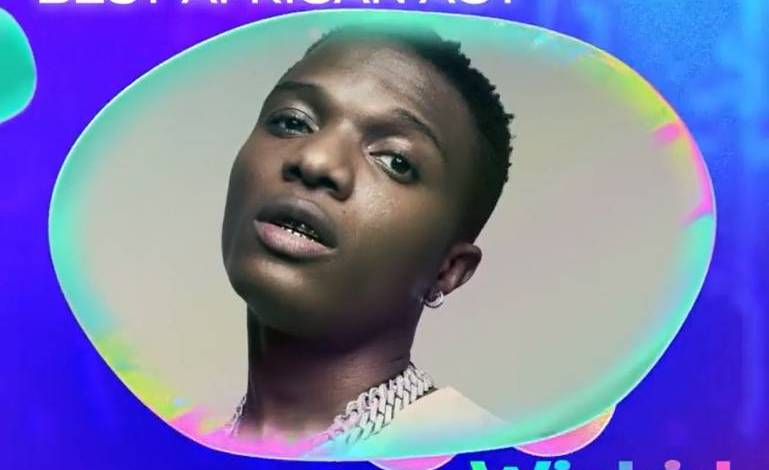 Wizkid Wins “Best African Act” At The 2021 MTV EMAs, See Full List Of Winners