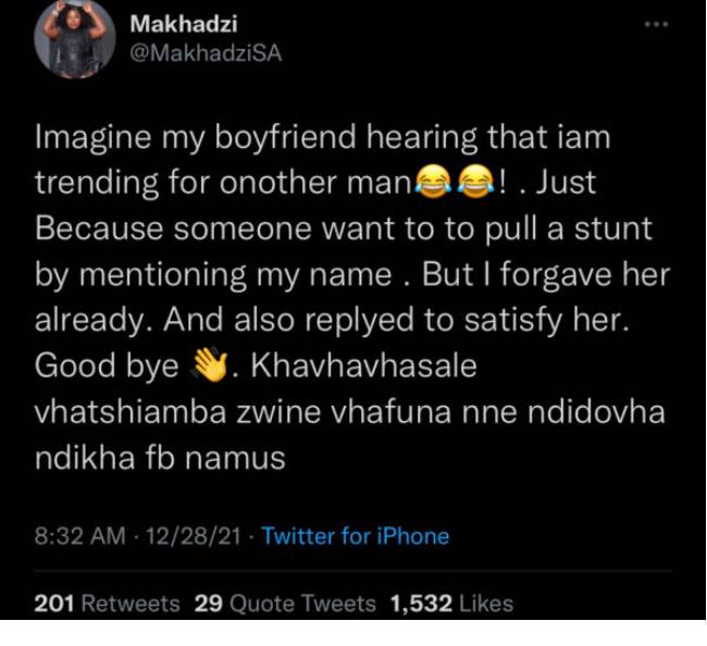 Makhadzi On Babes Wodumo’s Adultery Claims 2