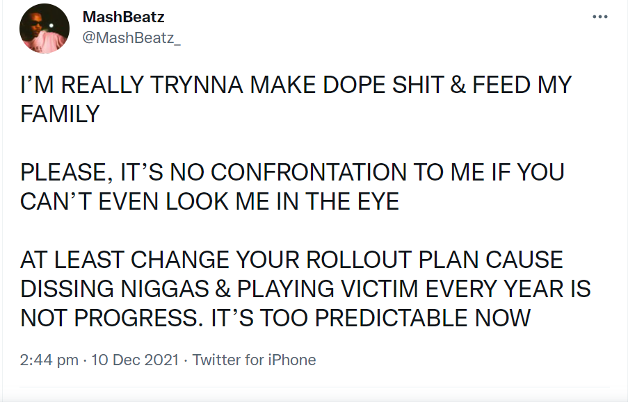 Mashbeatz Disses A-Reece'S New Track &Quot;The Confrontation&Quot; 2