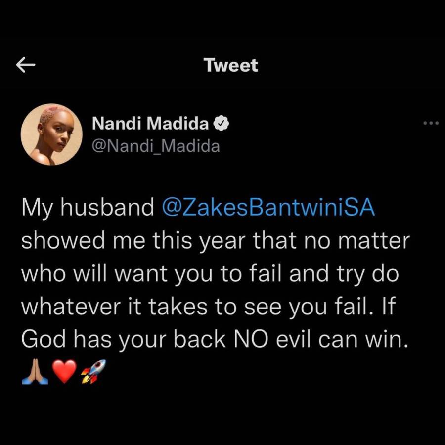 Nandi Madida Says She'S Inspired By Her Husband, Zakes 2