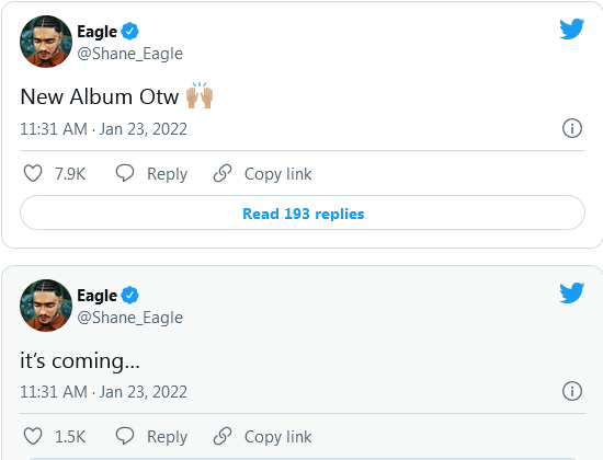 Shane Eagle - First Album Of 2022 Loading… 2
