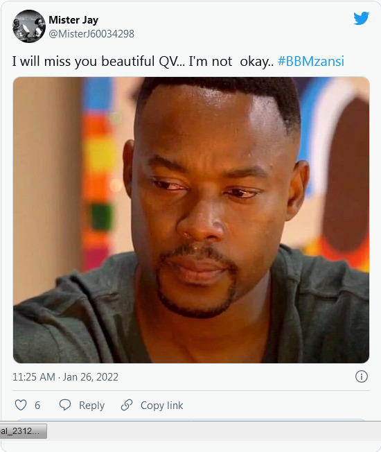 Big Brother Mzansi'S Qv Leaves Due To Mental Health 4