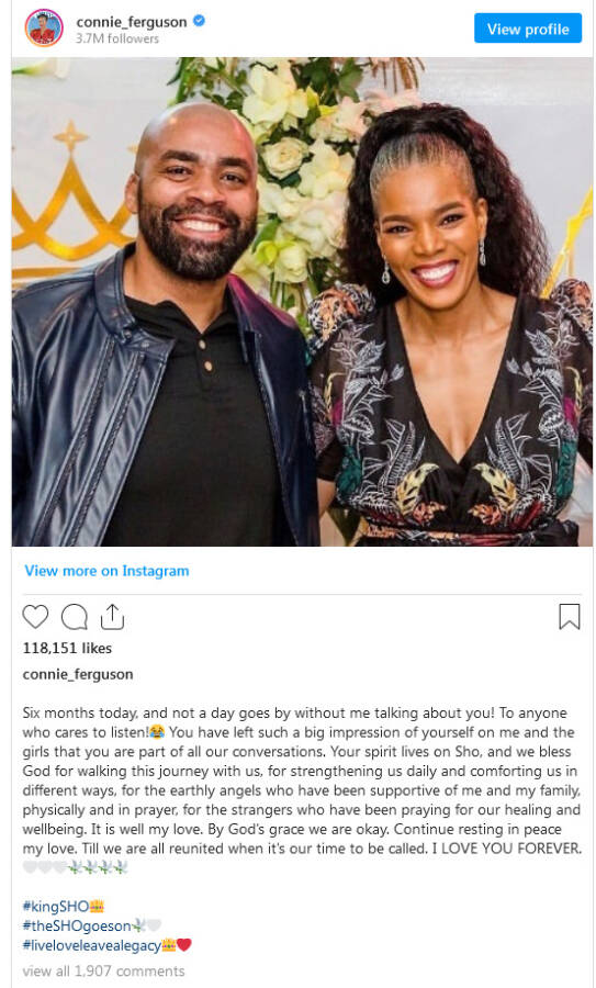 Connie Ferguson Remembers Shona, 6 Months After 2