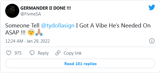 Flvme Writes American Rapper Ty Dolla $Ign For A Collabo 2