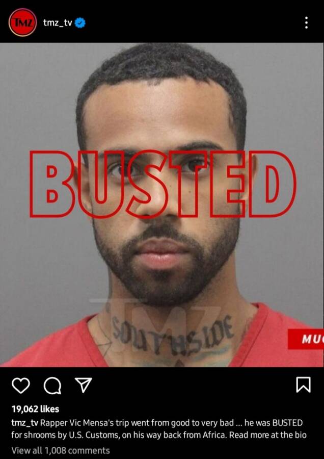 Nadia Nakai'S Ex-Boyfriend Vic Mensa Arrested For Drug Possession At Dulles Airport 2