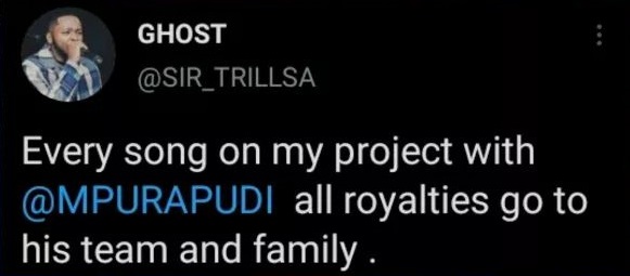 Sir Trill Giving All Royalties From Mpura Collaboration To Late Muso'S Family 3