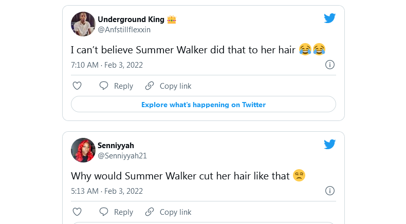 Summer Walker'S Shaved Hairstyle Divides Fans 4