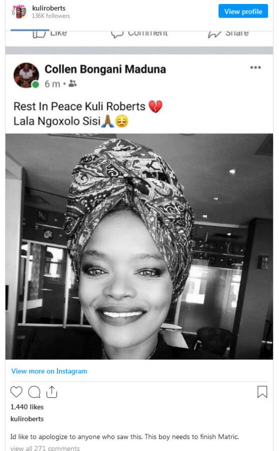 Tributes Rain For Kuli Roberts, Dead At 49 - Family Shares Statement 7