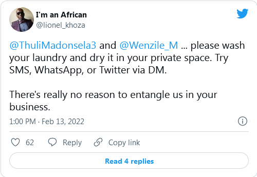 Thuli Madonsela'S Daughter Wenzile Drags Her On Twitter 3