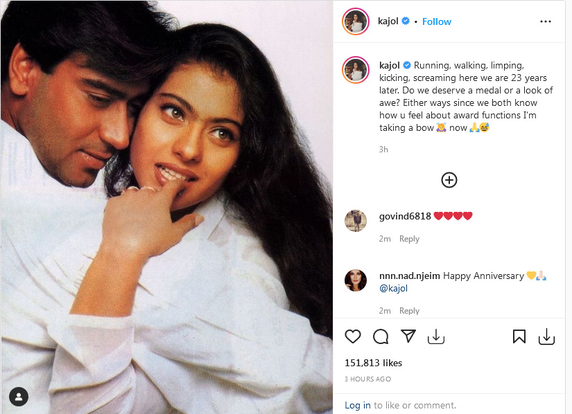 Kajol Celebrates Marriage Anniversary With A Funny Post 3