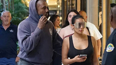 Kanye West’s Night Out With Chaney Jones Rocking Kim Kardashian Glasses