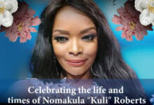 Memorial Service Details For Nomakula ‘Kuli’ Roberts