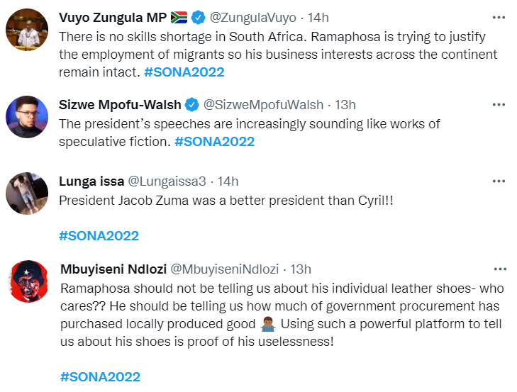 Sona2022: Politicians React To President Ramaphosa'S State Of The Nation Address 3