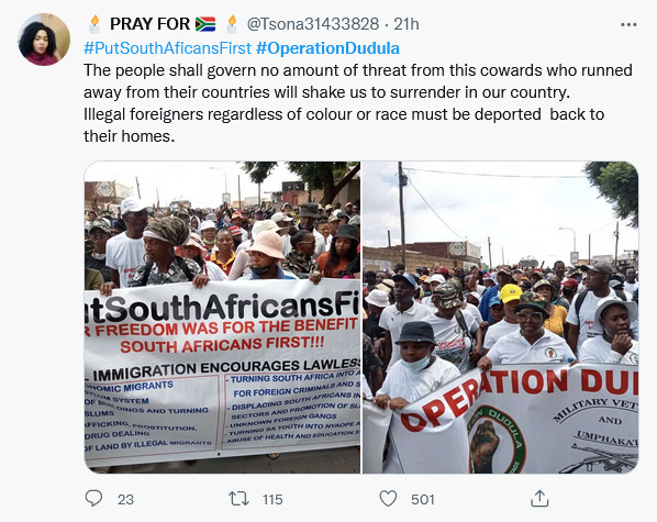 South Africans Blame Government For Illegal Immigrant Foreigners 6