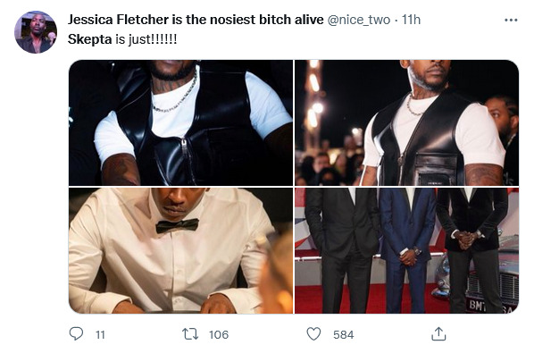 Skepta Praised For His Look At The Givenchy’s Fall/Winter 2022 Collection 4
