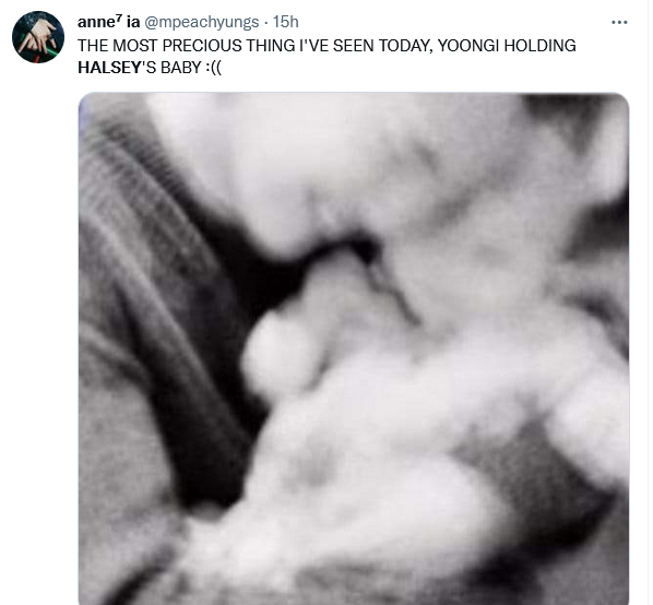 Bts: Halsey Just Shared A Photo Of Suga With Her Son And It Is Beyond Precious 3