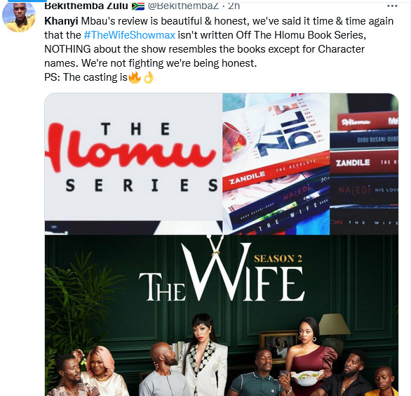 The Wife Showmax: Khanyi Mbau Addresses Fans On The Radical Change To The Storyline In Season 2 10