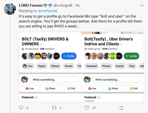 A Bolt Driver Claims Most Of The Drivers On The App Use Fake Ids 9