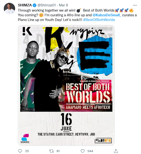 Best Of Both Worlds: Kabza De Small &Amp; Shimza For Youth Week June 2022 3