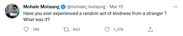 Mohale Talks Random Acts Of Kindness But Black Twitter Has Other Ideas 2